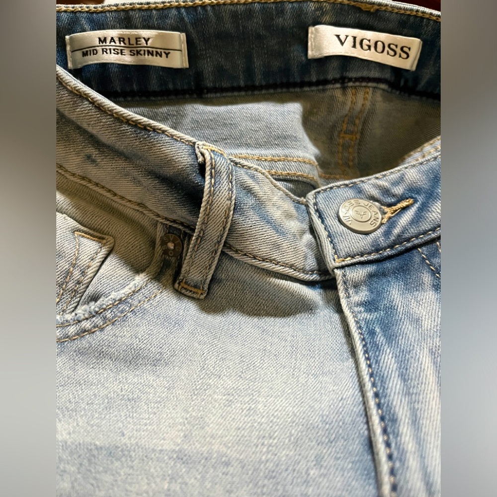 Vigoss Marley Mid Rise Skinny Jeans - Picture 5 of 6